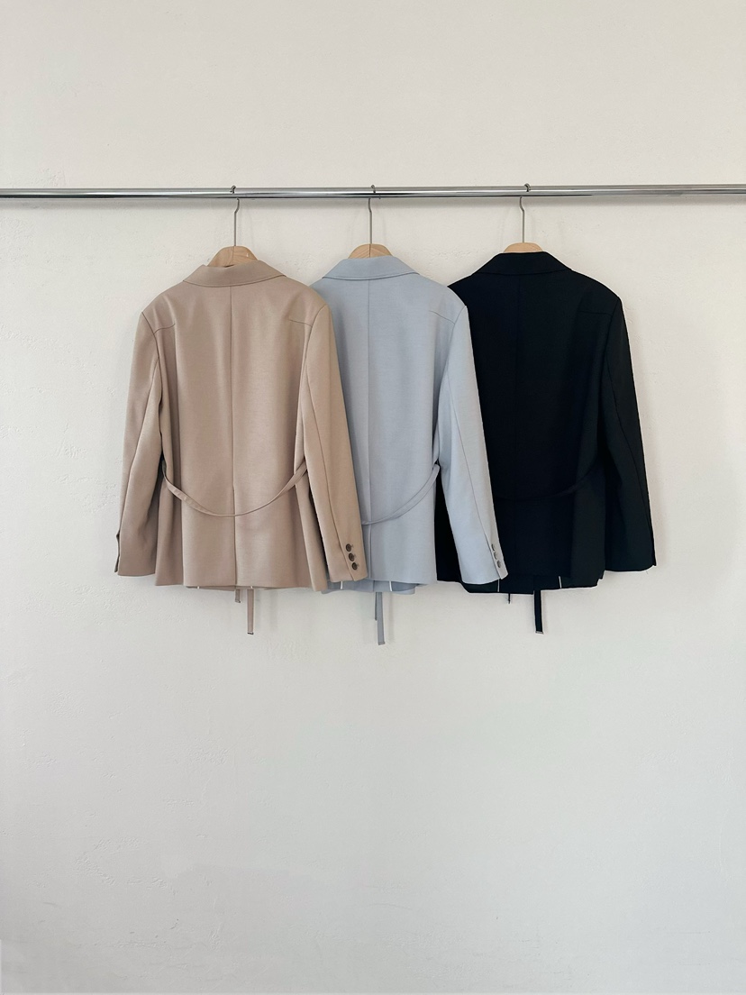 2ND GATE韓國直郵女士新款職業休閑26春夏時尚夾克含腰帶2ND GATE夾克