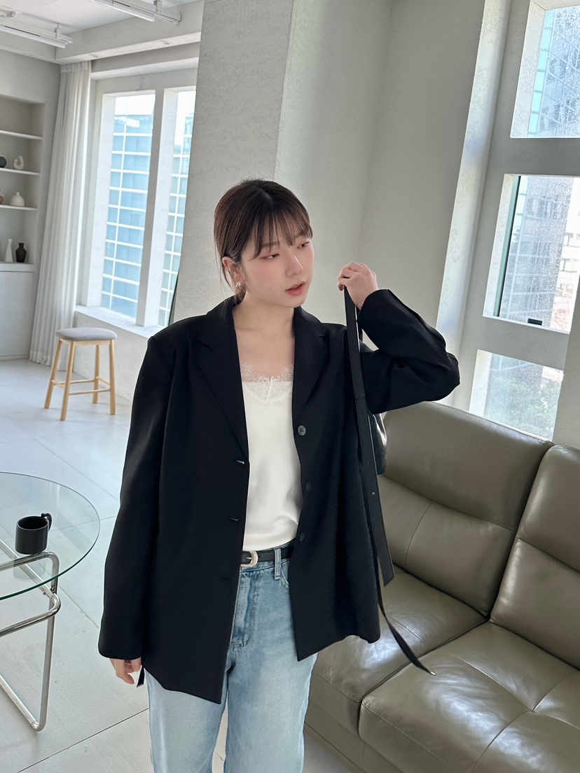 2ND GATE韓國直郵女士新款職業休閑26春夏時尚夾克含腰帶2ND GATE夾克