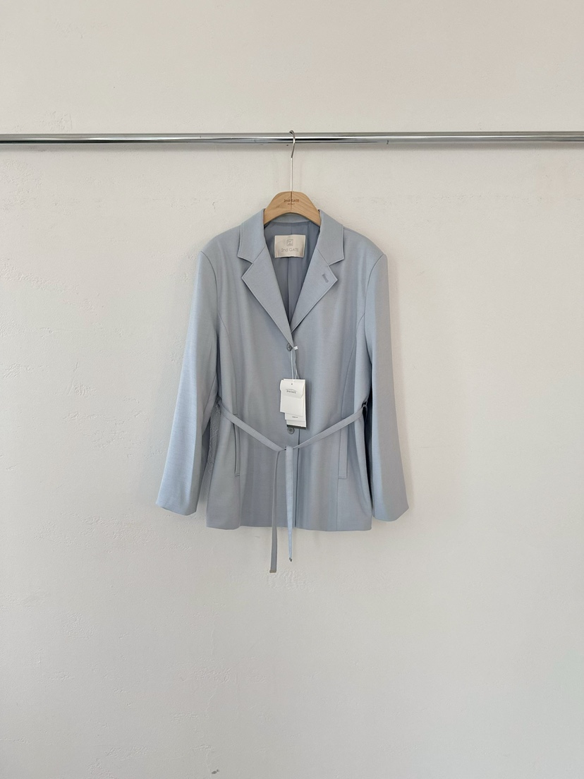 2ND GATE韓國直郵女士新款職業休閑26春夏時尚夾克含腰帶2ND GATE夾克圖色2