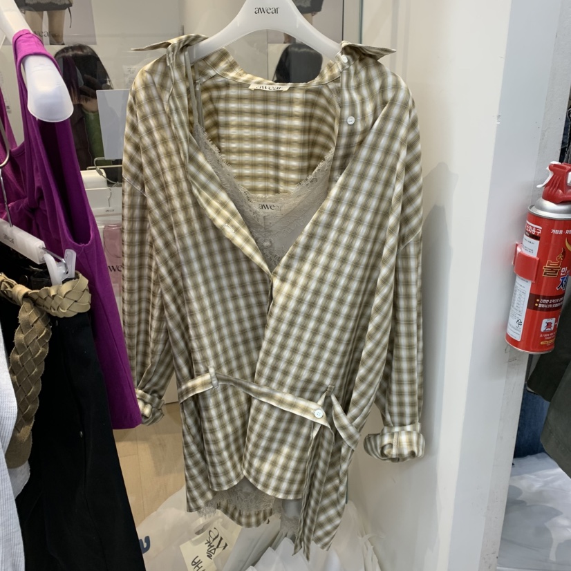 RUMIRU/AWEAR韓國東大門代購女士新款熱賣時尚襯衫蕾絲衫awear/RUMIRU襯衫/蕾絲衫圖色2