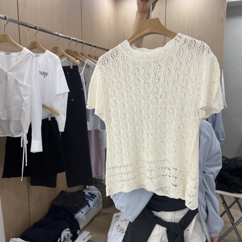 VILLABUTTON韓國東大門直郵女裝新品人氣時尚休閑26春夏T恤VILLABUTTONT恤圖色3