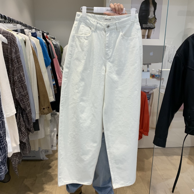 RUMIRU/AWEAR韓國東大門直郵女士新款職業休閑時尚牛仔褲awear/RUMIRU牛仔褲圖色1