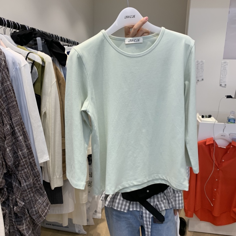 RUMIRU/AWEAR韓國東大門直郵女士新款人氣推薦熱賣長袖T恤awear/RUMIRU長袖T恤圖色2