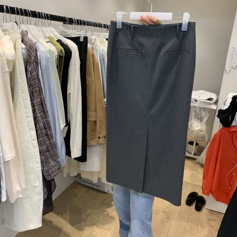 RUMIRU/AWEAR韓國東大門代購女裝新品26春夏半身裙中短裙不含腰帶awear/RUMIRU半身裙/中短裙