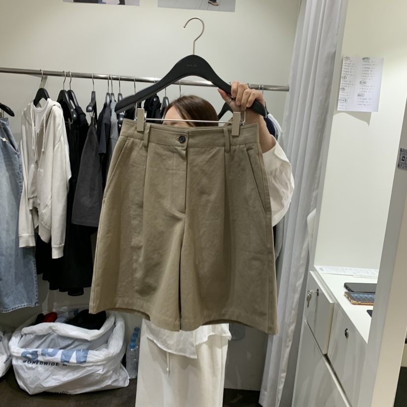 OURIN/THIS IS韓國東大門代購女士新款推薦26春夏短褲棉OURIN/THIS IS短褲圖色2