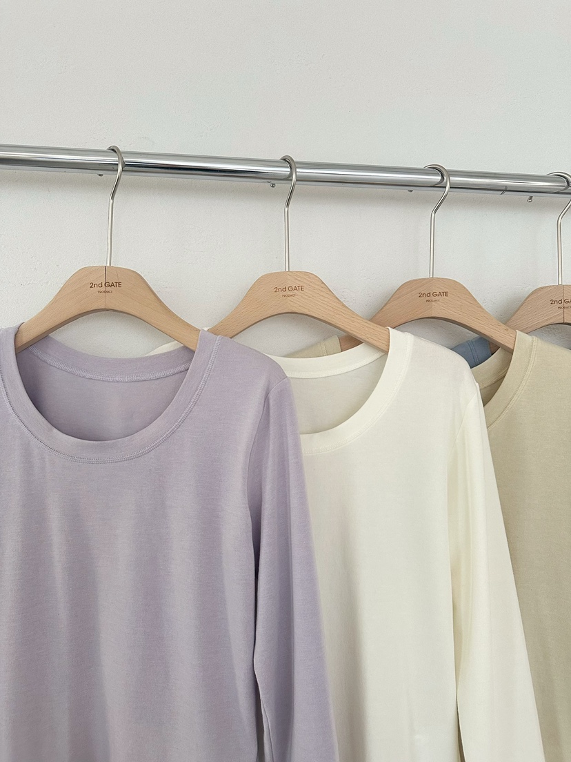 2ND GATE韓國東大門直郵女士新款推薦休閑26春夏長袖T恤2ND GATE長袖T恤