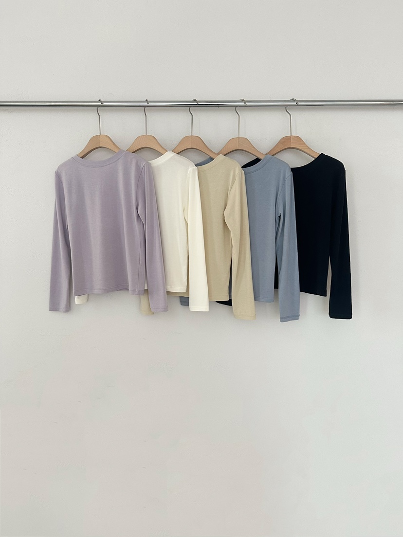 2ND GATE韓國東大門直郵女士新款推薦休閑26春夏長袖T恤2ND GATE長袖T恤