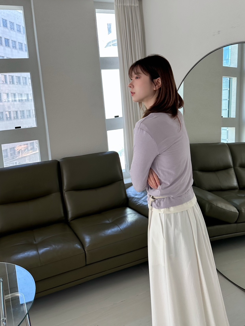 2ND GATE韓國東大門直郵女士新款推薦休閑26春夏長袖T恤2ND GATE長袖T恤