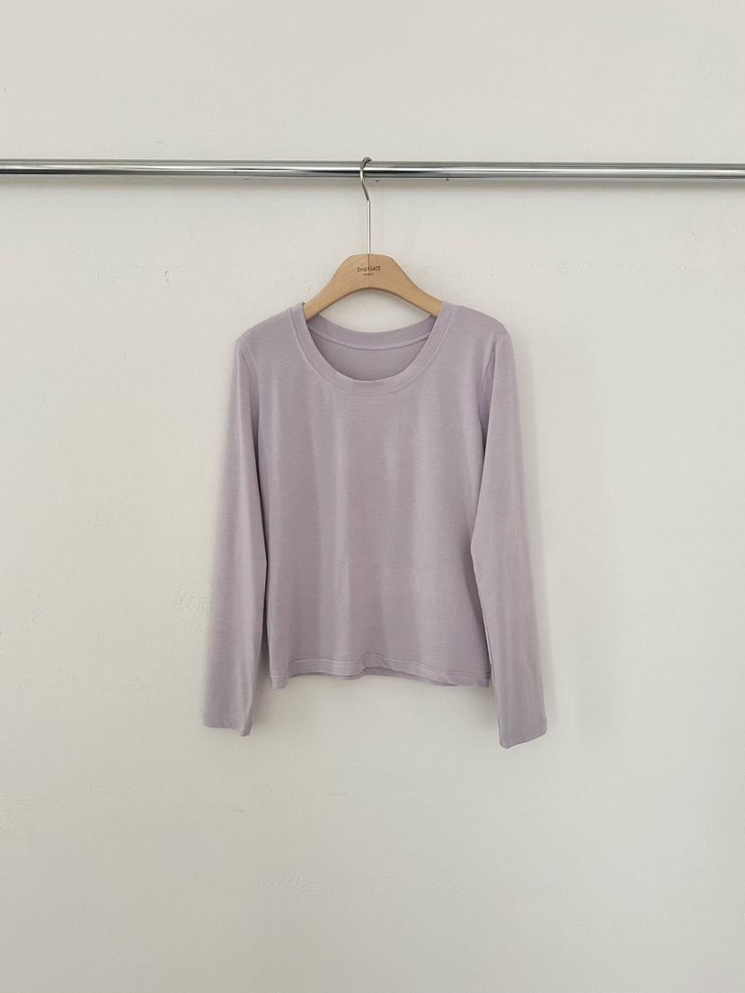 2ND GATE韓國東大門直郵女士新款推薦休閑26春夏長袖T恤2ND GATE長袖T恤圖色1