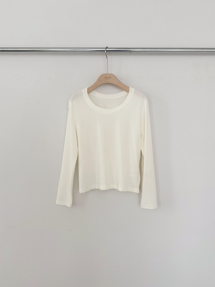 2ND GATE韓國東大門直郵女士新款推薦休閑26春夏長袖T恤2ND GATE長袖T恤圖色2