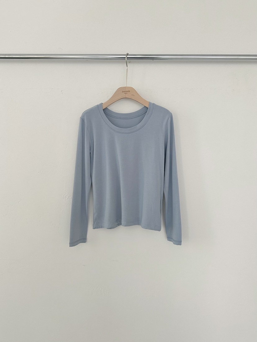 2ND GATE韓國東大門直郵女士新款推薦休閑26春夏長袖T恤2ND GATE長袖T恤圖色4