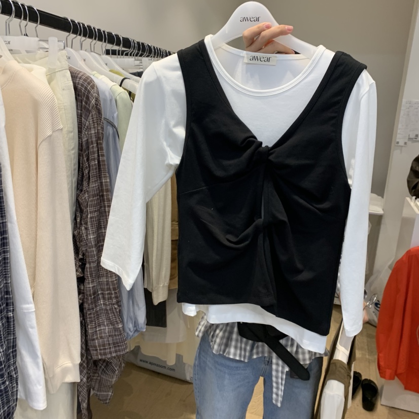 RUMIRU/AWEAR韓國東大門直郵女士新款時尚吊帶背心不含內搭awear/RUMIRU吊帶/背心圖色2