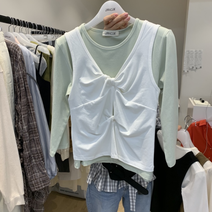 RUMIRU/AWEAR韓國東大門直郵女士新款時尚吊帶背心不含內搭awear/RUMIRU吊帶/背心圖色3