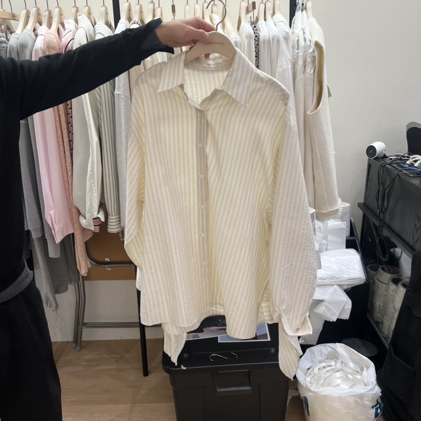 SPAGHETTI韓國東大門代購女士新款人氣熱賣職業襯衫蕾絲衫spaghetti襯衫/蕾絲衫圖色1