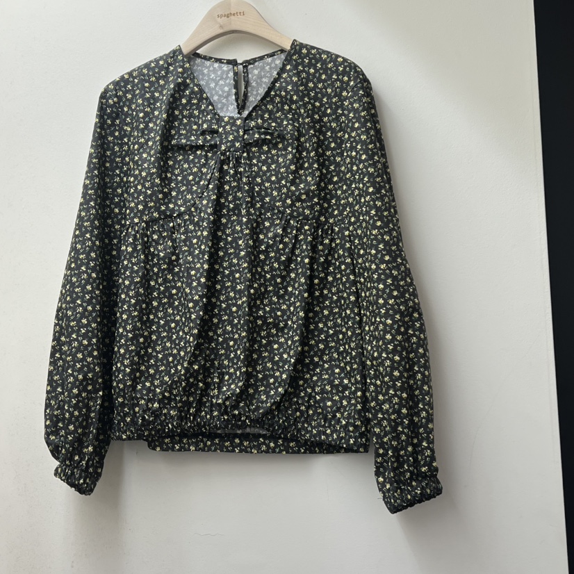 SPAGHETTI韓國東大門代購女士新款職業人氣推薦襯衫蕾絲衫spaghetti襯衫/蕾絲衫圖色2