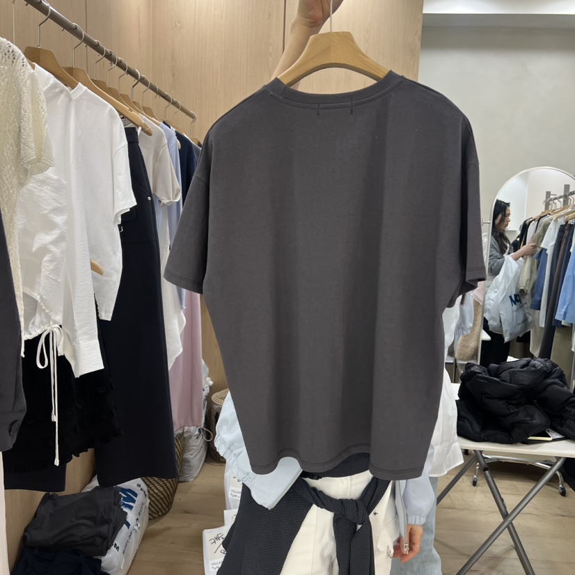 VILLABUTTON韓國東大門直郵女士新款推薦26春夏職業時尚T恤VILLABUTTONT恤