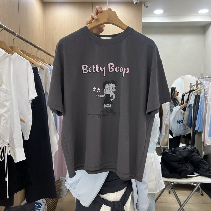 VILLABUTTON韓國東大門直郵女士新款推薦26春夏職業時尚T恤VILLABUTTONT恤圖色1