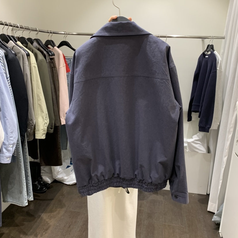 OURIN/THIS IS韓國直郵實拍女士新款推薦職業夾克水洗棉質OURIN/THIS IS夾克