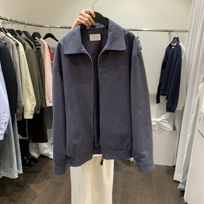 OURIN/THIS IS韓國直郵實拍女士新款推薦職業夾克水洗棉質OURIN/THIS IS夾克圖色1