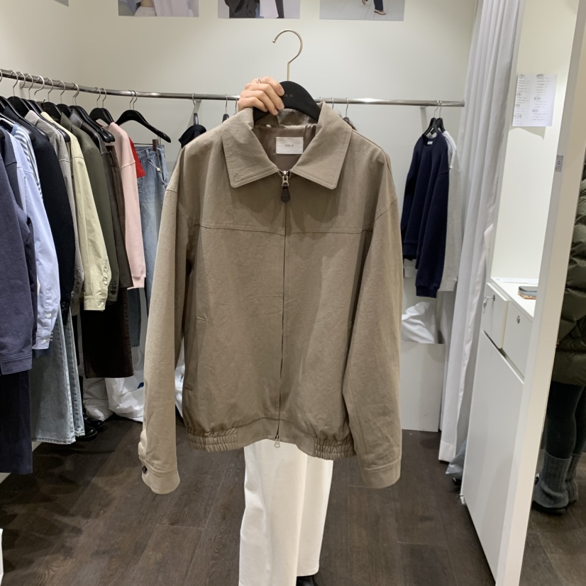 OURIN/THIS IS韓國直郵實拍女士新款推薦職業夾克水洗棉質OURIN/THIS IS夾克圖色2