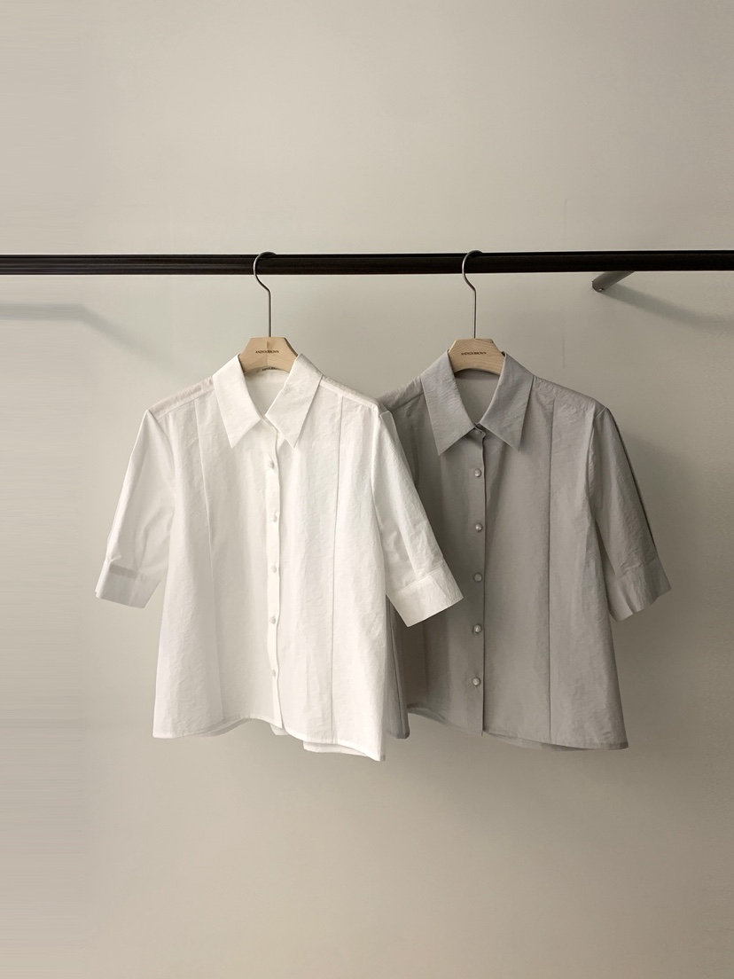 ANDYOUBROWN韓國直郵女士新款熱賣26春夏職業推薦襯衫蕾絲衫ANDYOUBROWN襯衫/蕾絲衫圖色1左一色