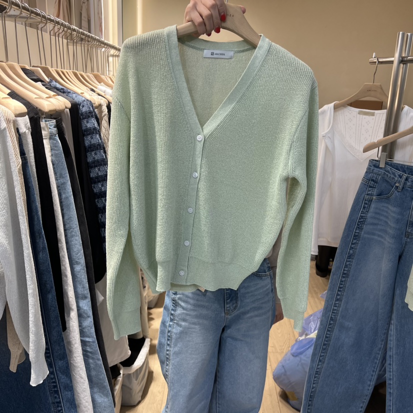 ARCHER韓國直郵實拍女士新款人氣熱賣休閑職業26春夏針織衫ARCHER針織衫圖色1