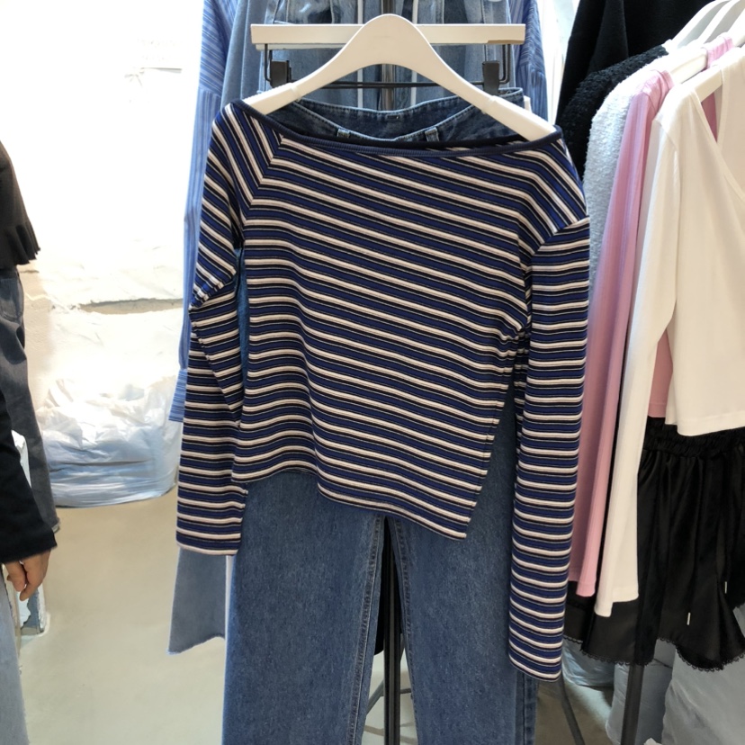 OZ韓國東大門直郵女裝新款熱賣人氣休閑職業推薦26春夏長袖T恤OZ.ounce長袖T恤圖色3