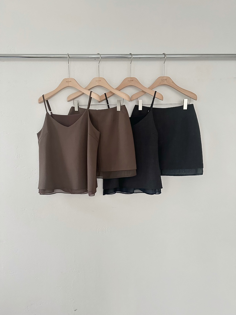 2ND GATE韓國直郵女裝新品人氣休閑職業推薦26春夏吊帶背心2ND GATE吊帶/背心