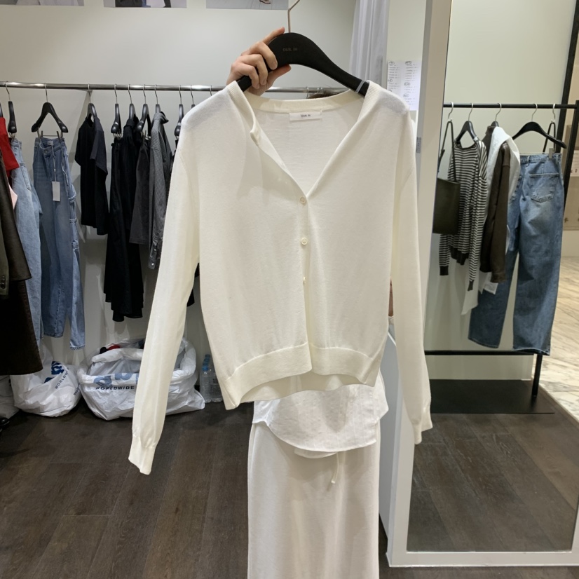 OURIN/THIS IS韓國直郵實拍女裝新品時尚針織衫不含內搭棉OURIN/THIS IS針織衫圖色3