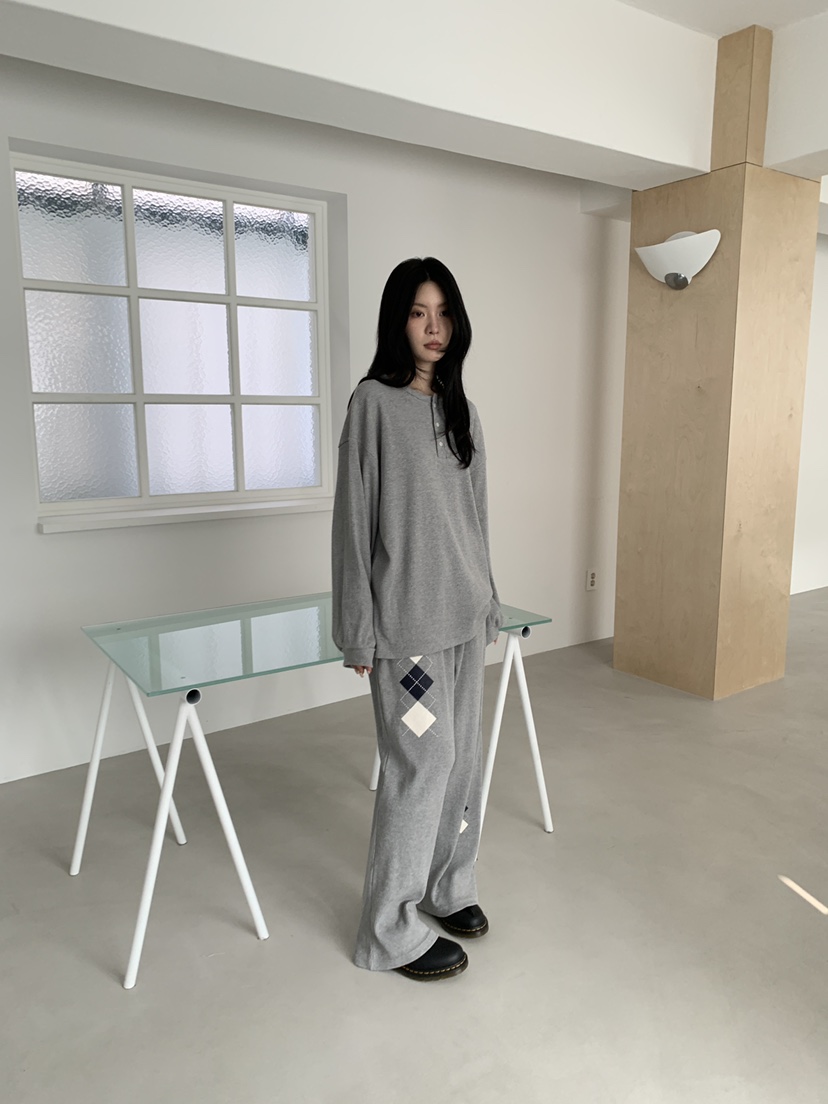 ORDINARYA/ROSEMOSS韓國代購女士新款26春夏休閑褲華夫格ORDINARYA/ROSEMOSS休閑褲