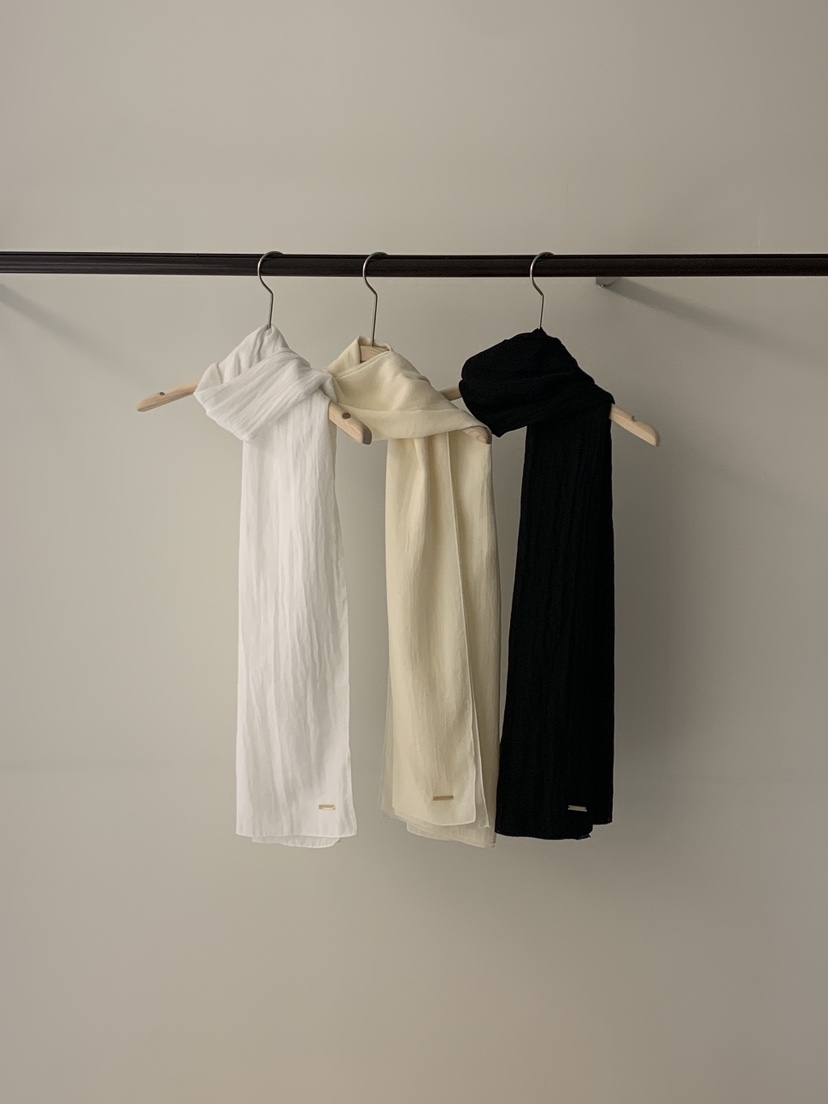 ANDYOUBROWN韓國直郵女士新款人氣職業時尚26春夏圍巾披肩柔軟ANDYOUBROWN圍巾/披肩圖色1左一色