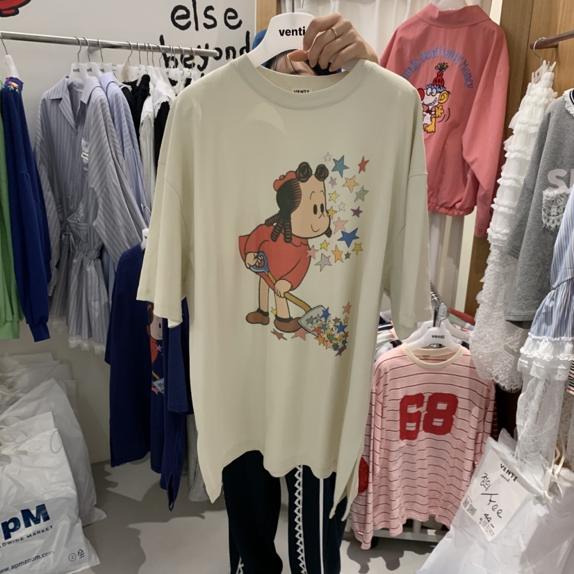 VENTI韓國東大門直郵女裝新款職業人氣熱賣推薦26春夏T恤VENTIT恤圖色1