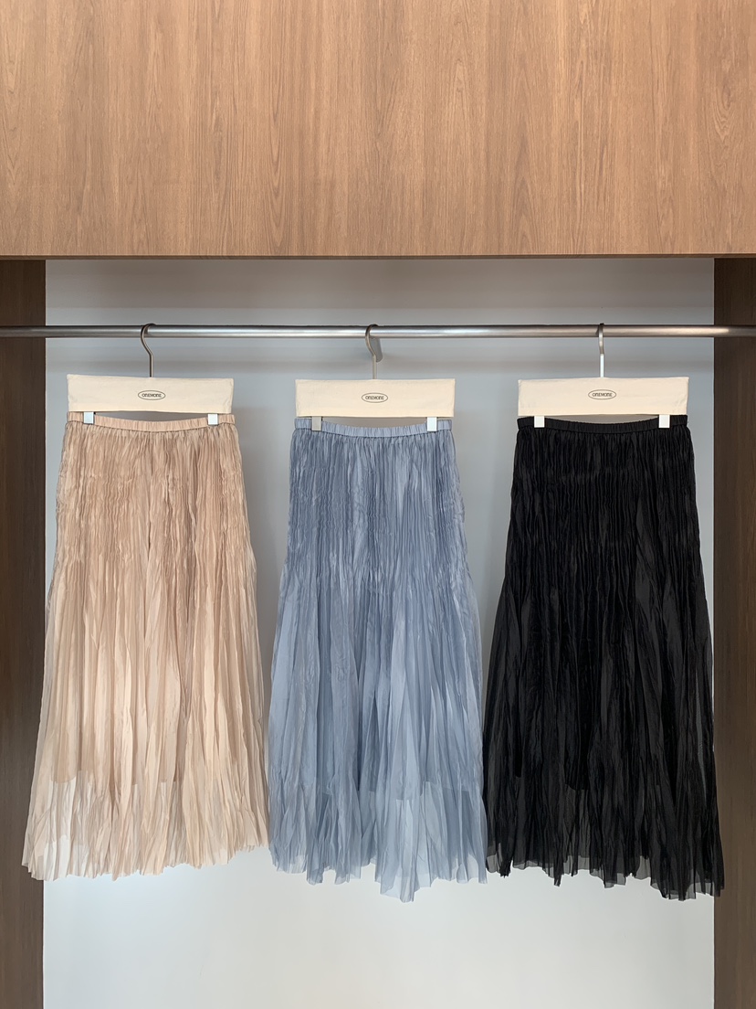 ONE MONE韓國東大門直郵女裝新品時尚人氣熱賣半身裙中短裙ONE MONE半身裙/中短裙