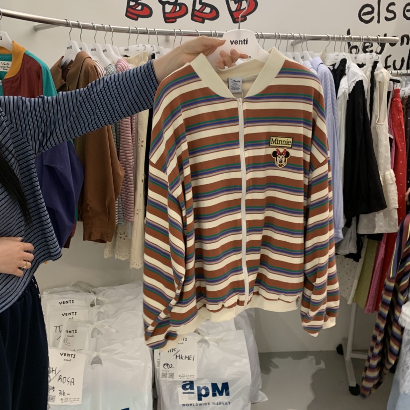 VENTI韓國直郵實拍女士新品26春夏休閑職業人氣推薦夾克拉鏈VENTI夾克圖色1