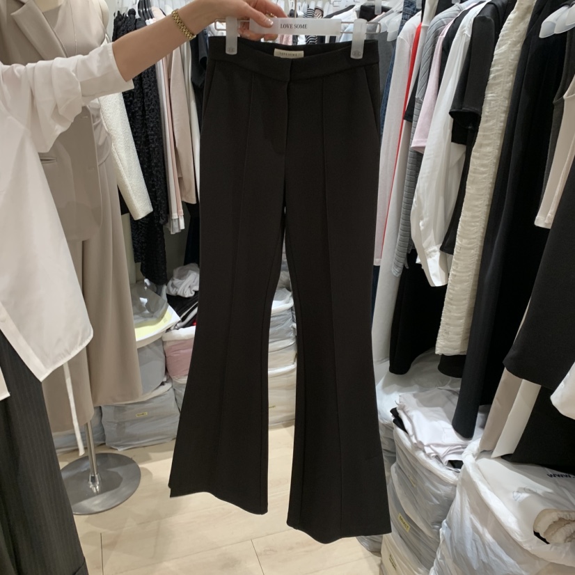 LOVE SOME韓國東大門直郵女裝新款熱賣時尚職業休閑褲喇叭LOVE SOME休閑褲圖色2