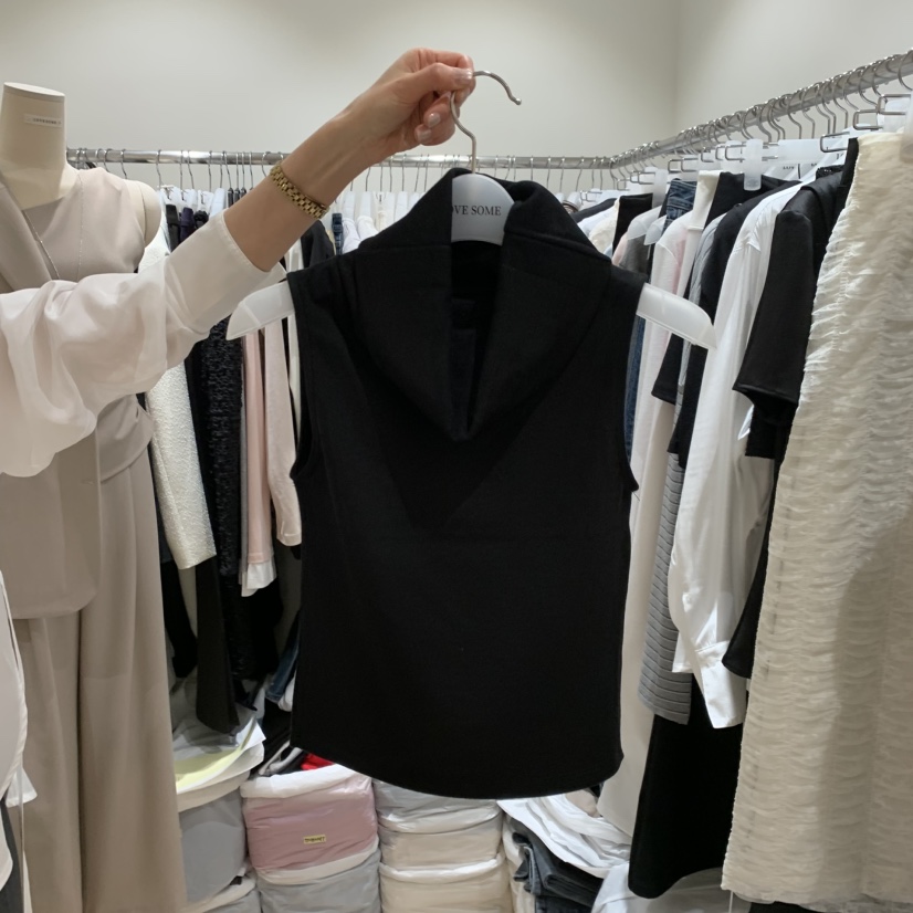 LOVE SOME韓國直郵女士新品休閑熱賣人氣推薦吊帶背心高領LOVE SOME吊帶/背心圖色4