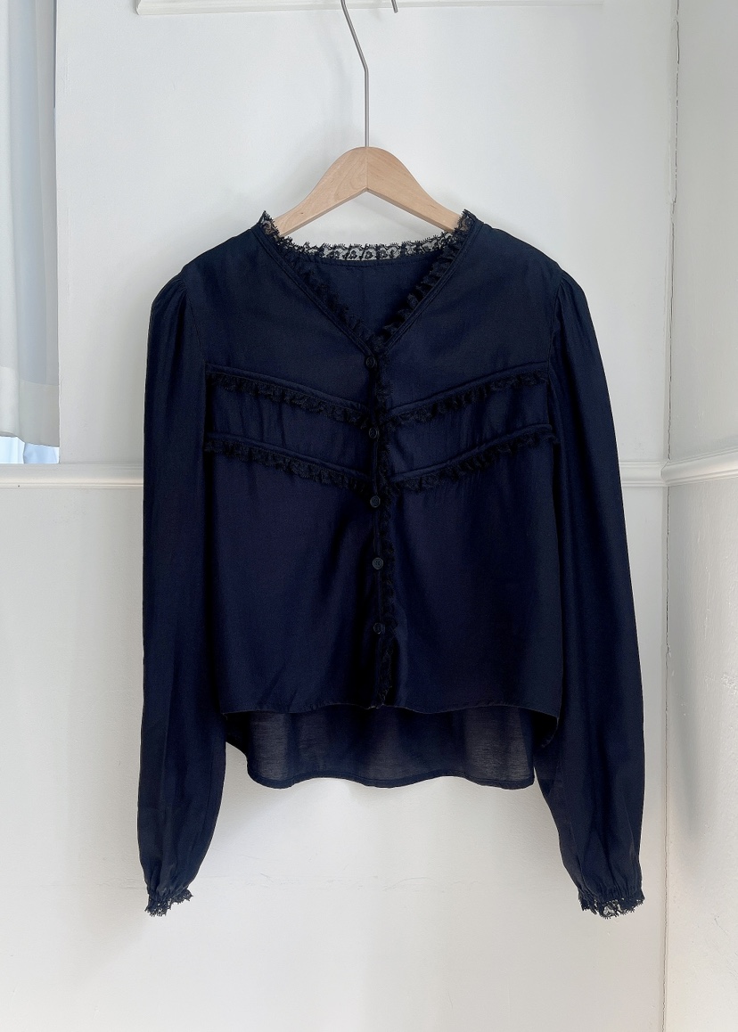 MINIQUEENS韓國代購女士新品熱賣推薦時尚26春夏襯衫蕾絲衫MINIQUEENS襯衫/蕾絲衫圖色2