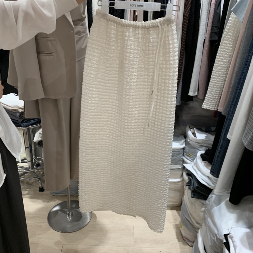 LOVE SOME韓國代購女裝新款職業人氣休閑26春夏半身裙中短裙LOVE SOME半身裙/中短裙圖色1