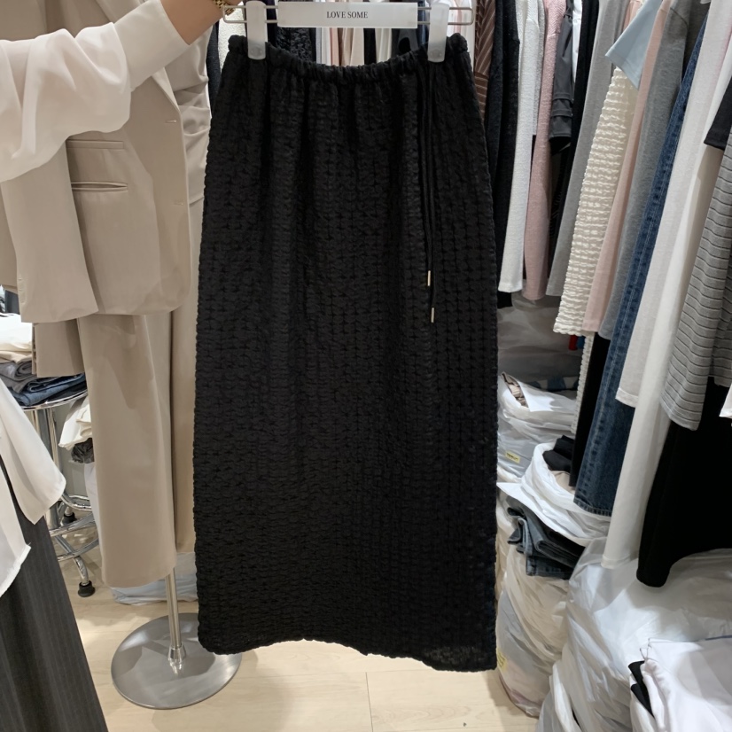 LOVE SOME韓國代購女裝新款職業人氣休閑26春夏半身裙中短裙LOVE SOME半身裙/中短裙圖色2