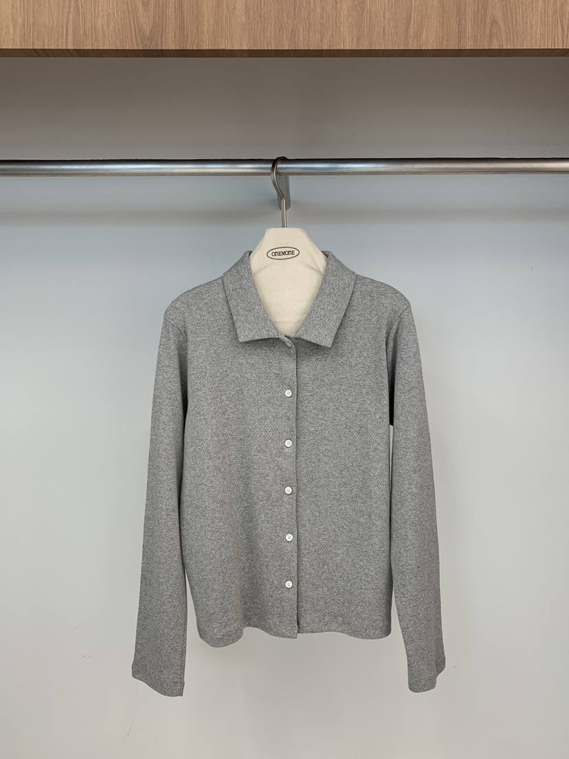 ONE MONE韓國直郵女裝新品26春夏職業熱賣推薦休閑長袖T恤ONE MONE長袖T恤圖色1