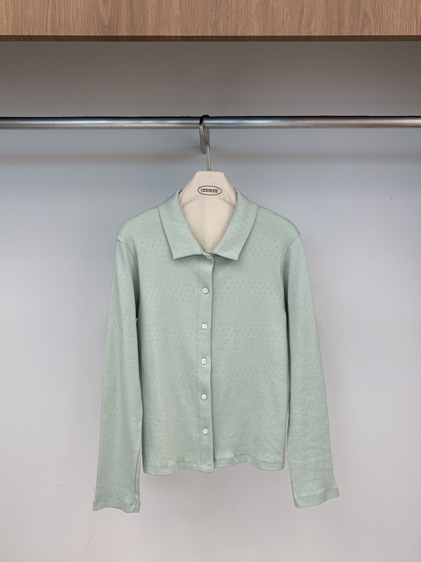 ONE MONE韓國直郵女裝新品26春夏職業熱賣推薦休閑長袖T恤ONE MONE長袖T恤圖色2