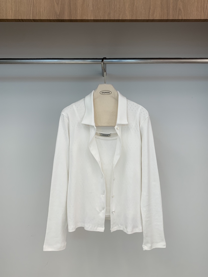 ONE MONE韓國直郵女裝新品26春夏職業熱賣推薦休閑長袖T恤ONE MONE長袖T恤圖色3