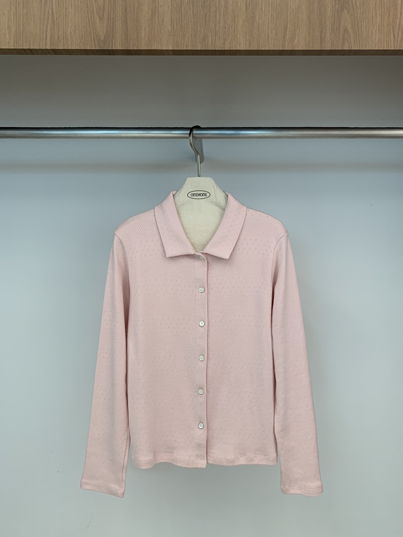 ONE MONE韓國直郵女裝新品26春夏職業熱賣推薦休閑長袖T恤ONE MONE長袖T恤圖色4