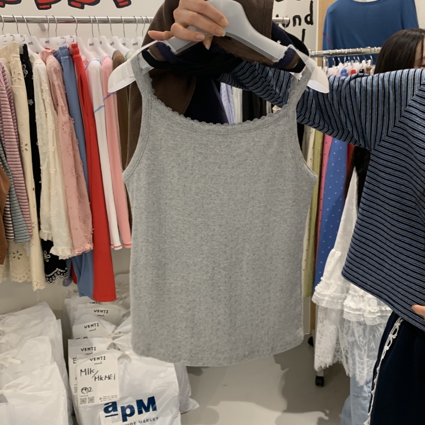 VENTI韓國代購女裝新品職業26春夏休閑人氣推薦時尚吊帶背心VENTI吊帶/背心