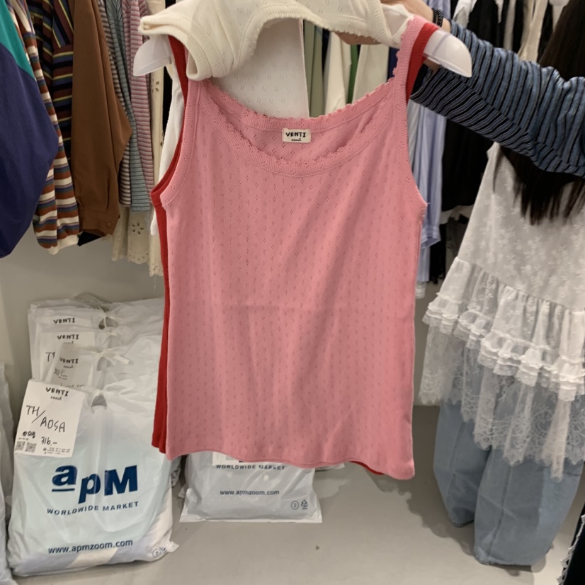 VENTI韓國代購女裝新品職業26春夏休閑人氣推薦時尚吊帶背心VENTI吊帶/背心圖色2