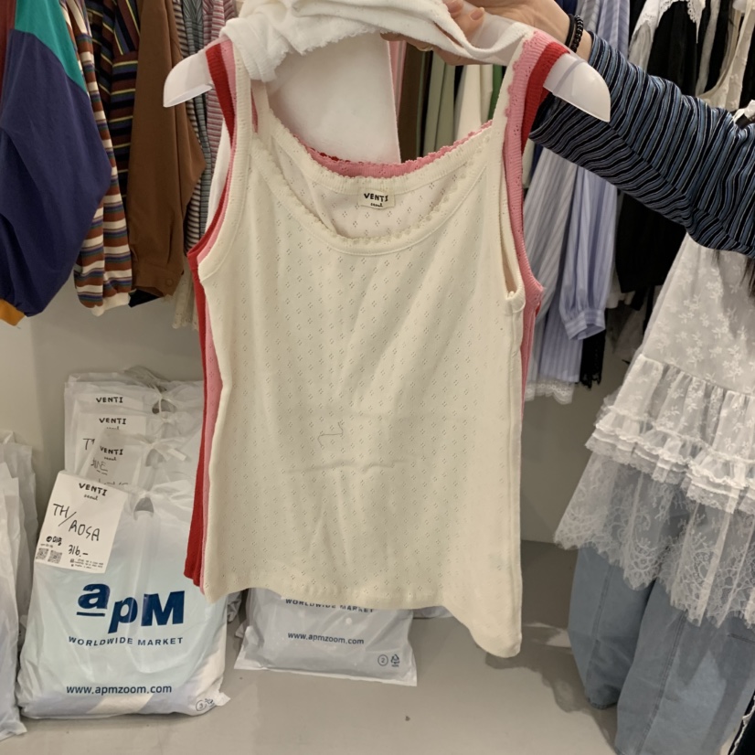 VENTI韓國代購女裝新品職業26春夏休閑人氣推薦時尚吊帶背心VENTI吊帶/背心圖色3