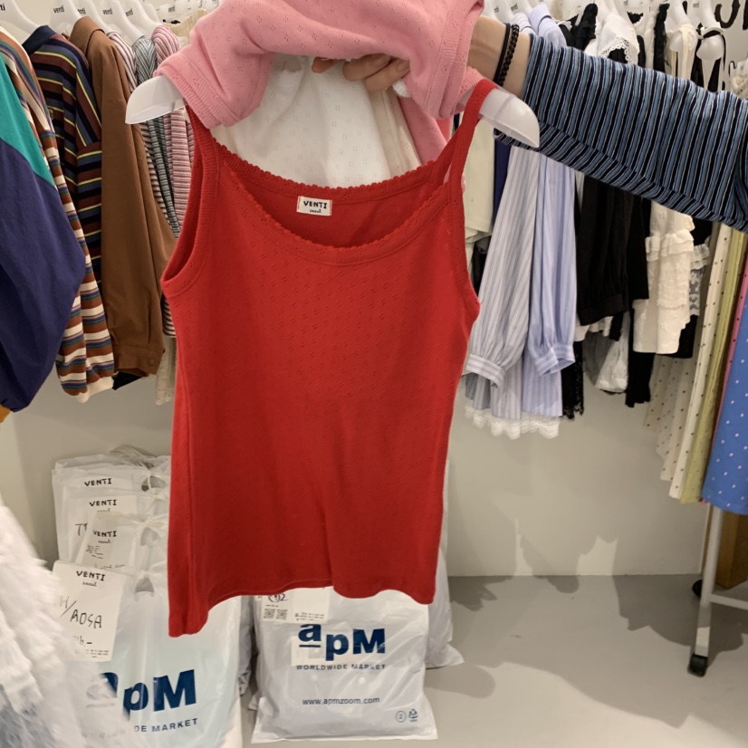 VENTI韓國代購女裝新品職業26春夏休閑人氣推薦時尚吊帶背心VENTI吊帶/背心圖色4