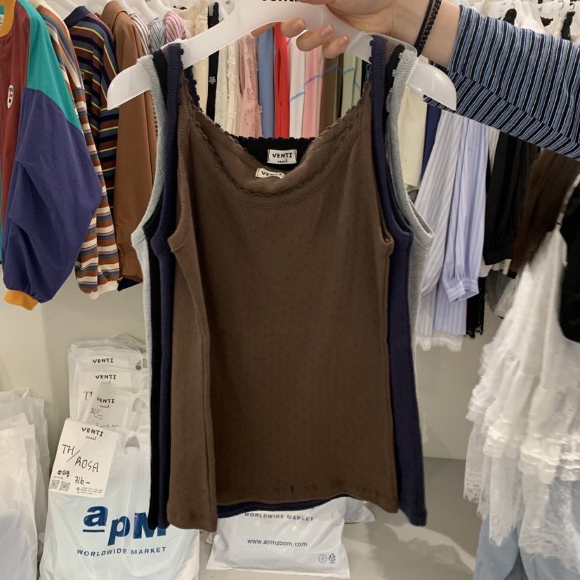 VENTI韓國代購女裝新品職業26春夏休閑人氣推薦時尚吊帶背心VENTI吊帶/背心圖色5
