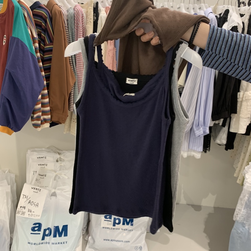 VENTI韓國代購女裝新品職業26春夏休閑人氣推薦時尚吊帶背心VENTI吊帶/背心圖色6