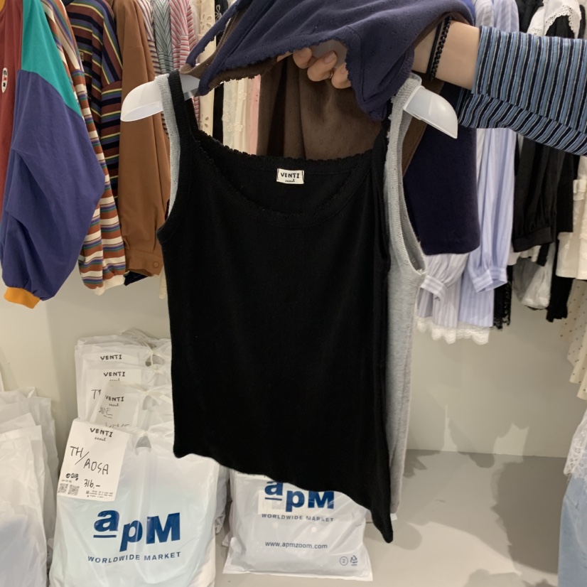 VENTI韓國代購女裝新品職業26春夏休閑人氣推薦時尚吊帶背心VENTI吊帶/背心圖色7